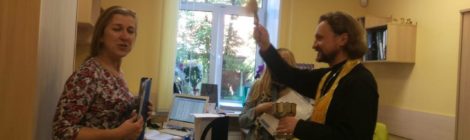 Освятили центр социального обслуживания
